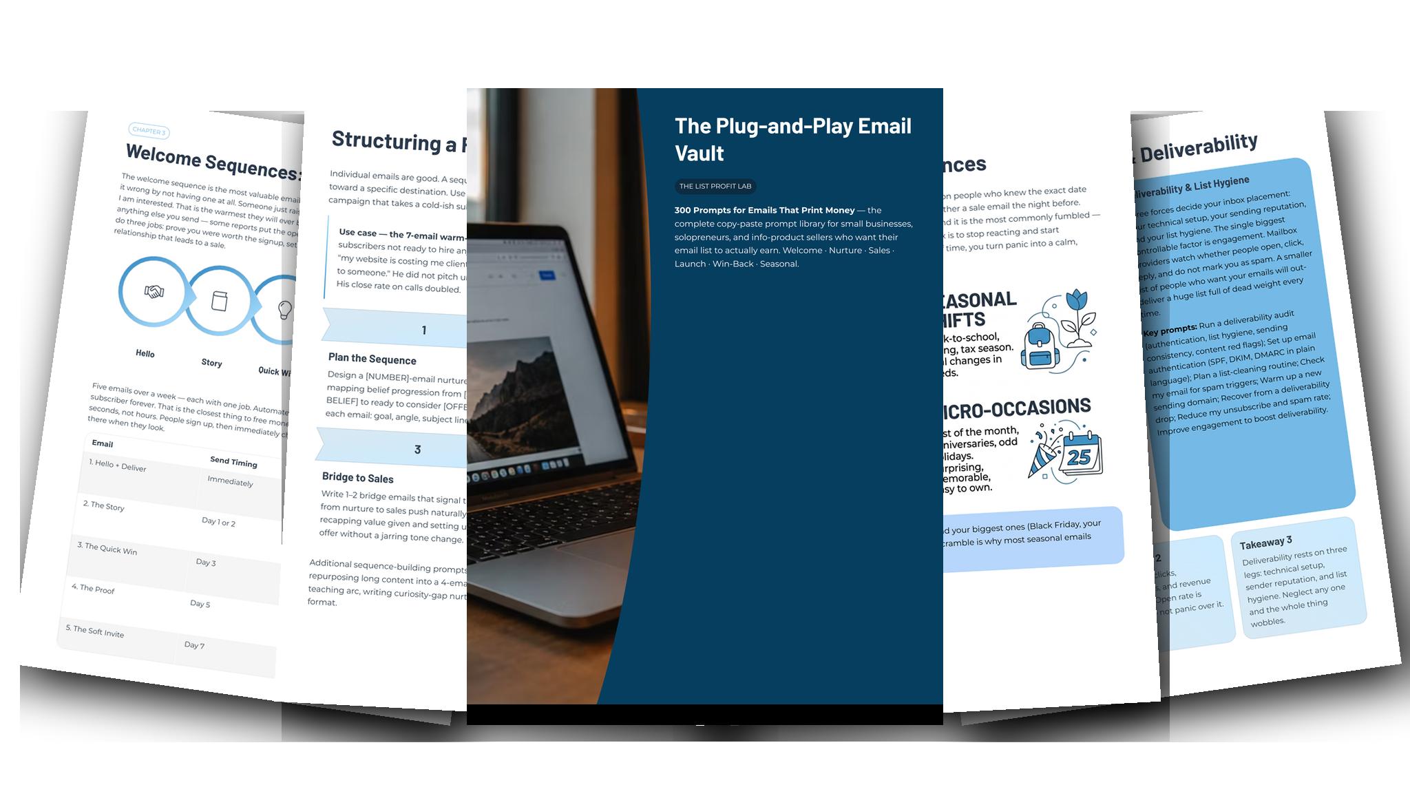 Light theme — designed PDF, editable PowerPoint, PNG/JPG slides