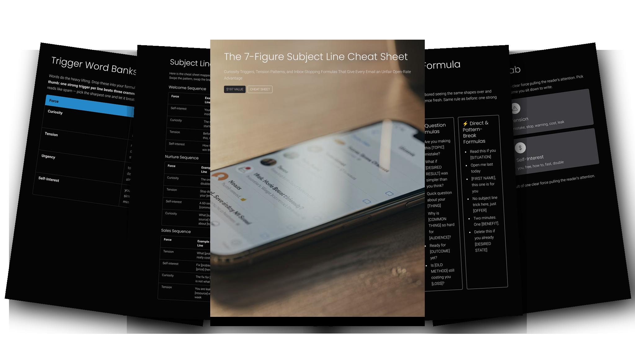 Dark theme — designed PDF, editable PowerPoint, PNG/JPG slides
