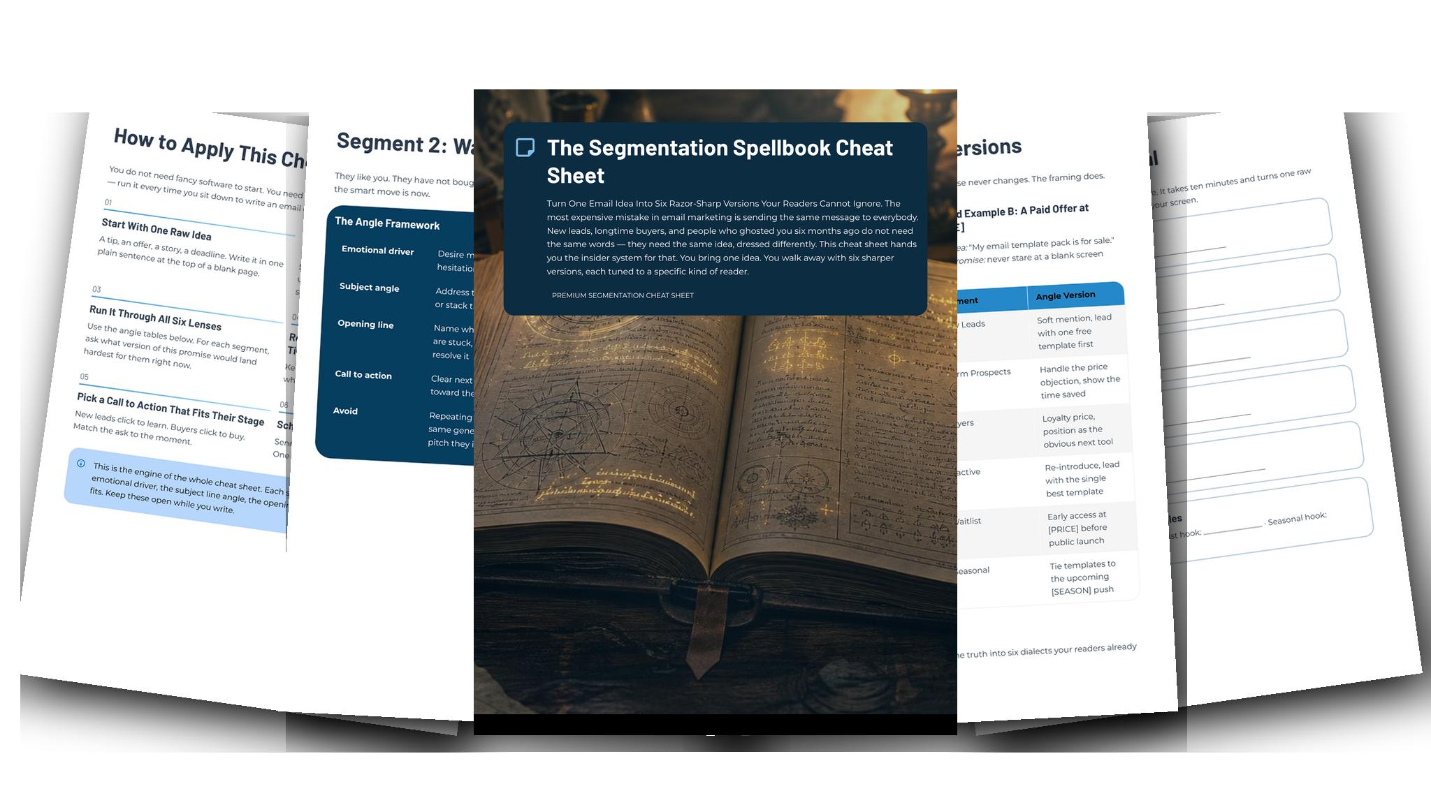 Light theme — designed PDF, editable PowerPoint, PNG/JPG slides